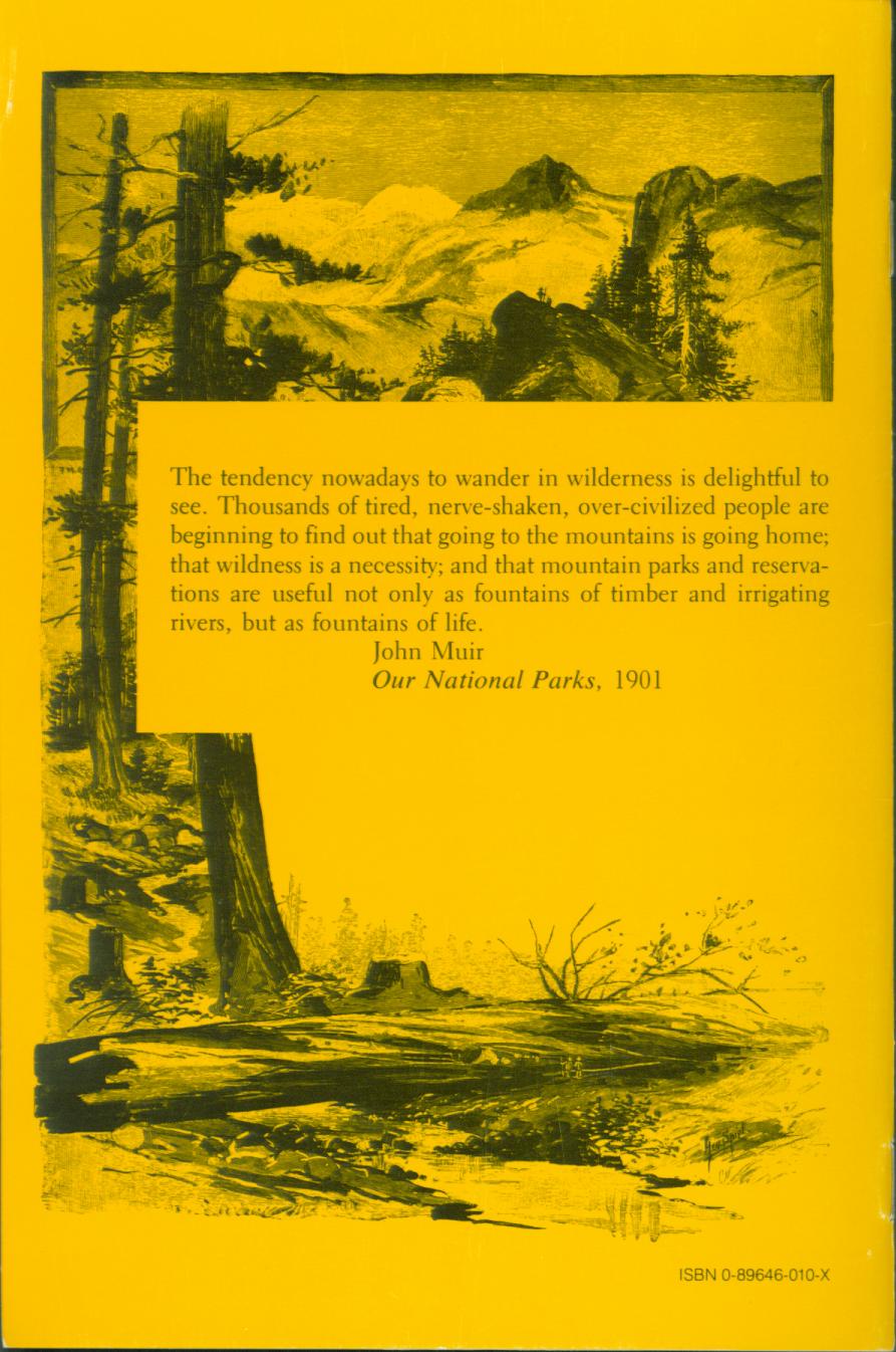 A Rival of the Yosemite: The Ca�on of the South Fork of King's River, California. vist0010 back cover